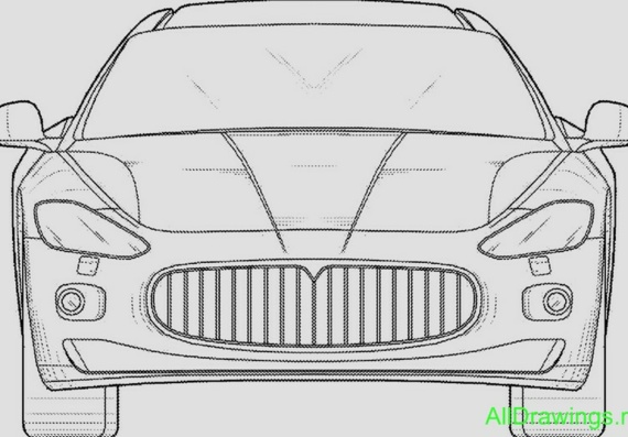 Maserati GranTurismo (2008) (Maserati Gran Turismo (2008)) - drawings (drawings) of the car